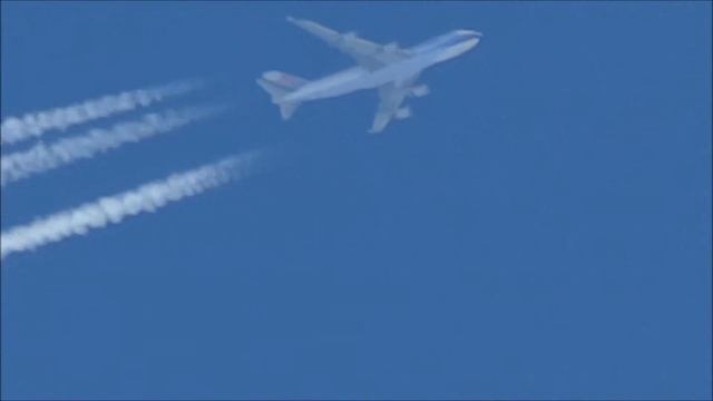 Boeing 747 SONY DSC HX-100V test zoom [ Full HD ] смотреть онлайн