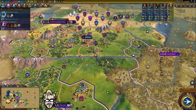 Let's Play Civilization 6: Gathering Storm - Basil II part 3 смотреть онлайн