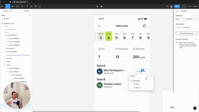 Using VARIABLES for prototyping in Figma - Config 2023 update - Design tokens tutorial смотреть онлайн
