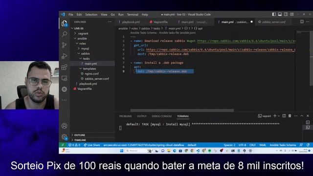 Live #53 - Criando uma role do Ansible para Zabbix смотреть онлайн