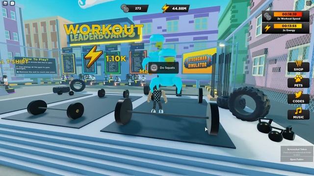 STRONGMAN SIMULATOR ROBLOX НОВЫЙ КАЧОК В РОБЛОКС! ВСЕ ЛУЧШИЕ АДМИН КОДЫ И СТАЛ ПРО! смотреть онлайн