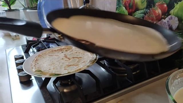 Готовлю блины на воде, с шампиньонами ? смотреть онлайн