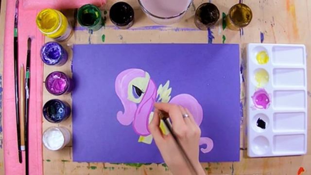 Как нарисовать пони ФЛАТТЕРШАЙ (Fluttershy) - урок рисования для детей от 5 лет, поэтапно смотреть онлайн