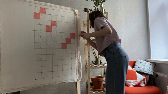 Вышиваю ковёр на стену смотреть онлайн