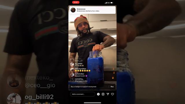 Money Man DRINKS NUTS 😯 (Makes Blue Magic Drink Mixed With Lemonade, Agave, Spring Water & Nuts) 🥜 смотреть онлайн