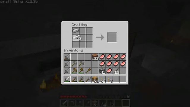 Minecraft Alpha 1.2.3b смотреть онлайн