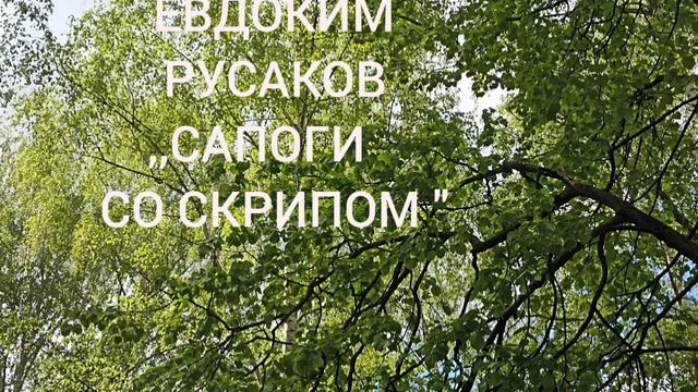 ,,Сапоги со скрипом " Евдоким Русаков рассказ смотреть онлайн