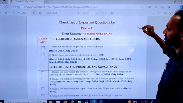 2 marks & 3 marks Important Questions #2ndpuc #physics #2marks #3marks смотреть онлайн
