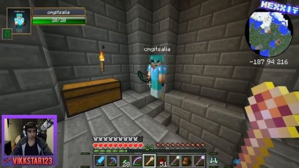 Minecraft Mods - HEXXIT #9 'WHITE WALKER CASTLE!' w/ Vikkstar & Ali-A (Minecraft Mod Pack)