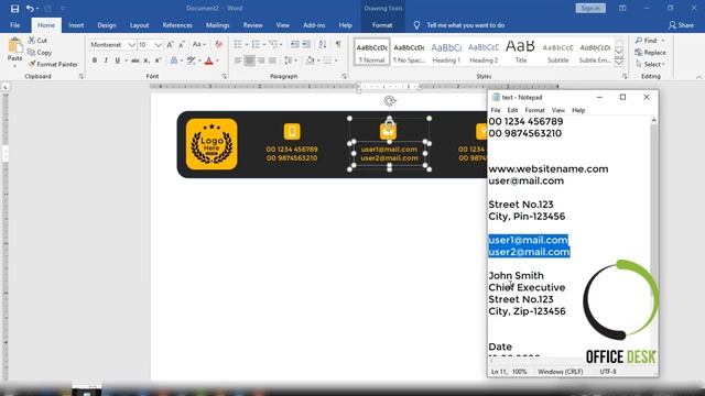 Design a Printable Letterhead in Microsoft Word | Ms Word | Letterhead Design смотреть онлайн