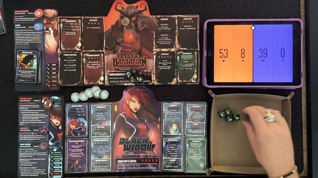 Episode 167-Marvel Dice Throne-Fallen Barbarian vs Black Widow-Playthrough смотреть онлайн