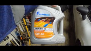 моторное масло Газпром премиум С3 5w-40 для дизеля