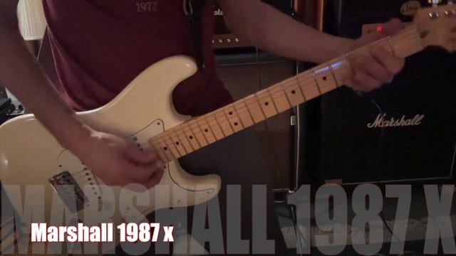 Marshall 1987x Plexi vs Suhr SL-67, Celestion Greenbacks, Fender American Standard смотреть онлайн