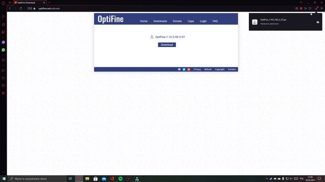 *PORADNIK* Jak pobrać/zainstalować OptiFine +Java ? (DZIAŁA) смотреть онлайн
