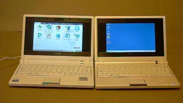 Asus Eee PC 2G Linux  Vs. Asus Eee PC 4G Win XP