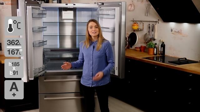 Sharp SJ-F1529E0I Amerikanerkøleskab смотреть онлайн