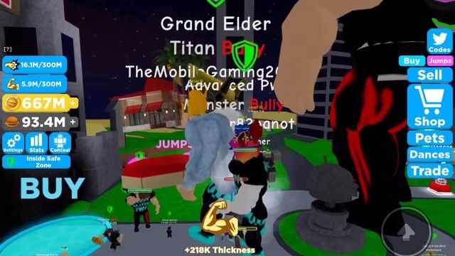 BECOMING THE BIGGEST PLAYER IN THICK LEGENDS (Roblox) смотреть онлайн