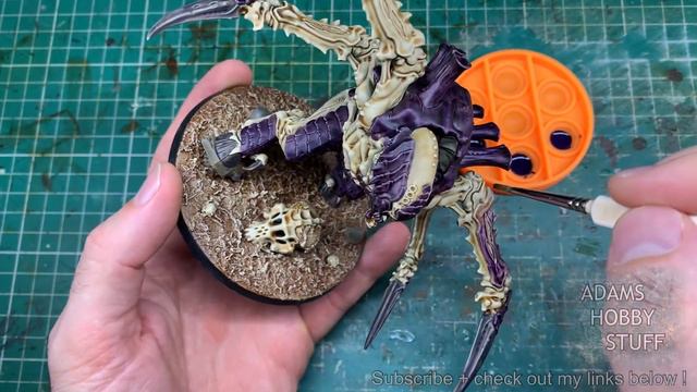 How to paint tyranid screamer killer carnifex | easy wet blending transitions | fixing my mistakes смотреть онлайн