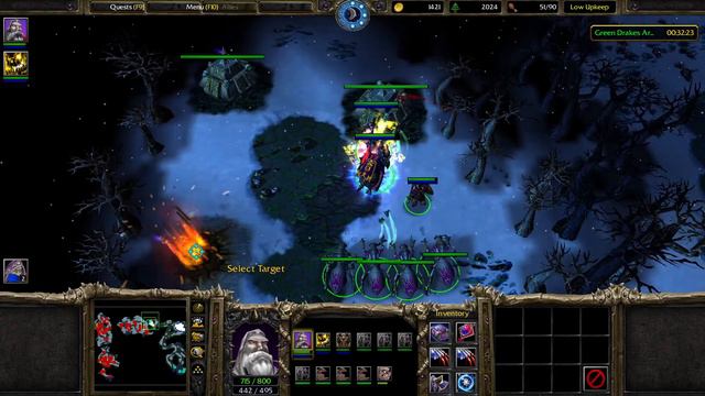 Warcraft 3 Arthas Custom Campaign Undead 04 - Forgotten Shores смотреть онлайн