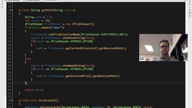 Java JFileChooser example смотреть онлайн