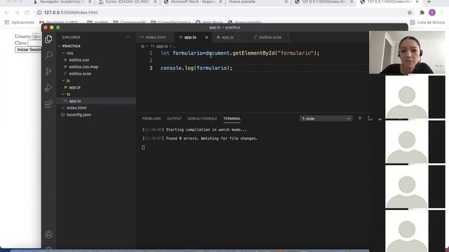 Semana 4: Formulario con Typescript and Sass смотреть онлайн