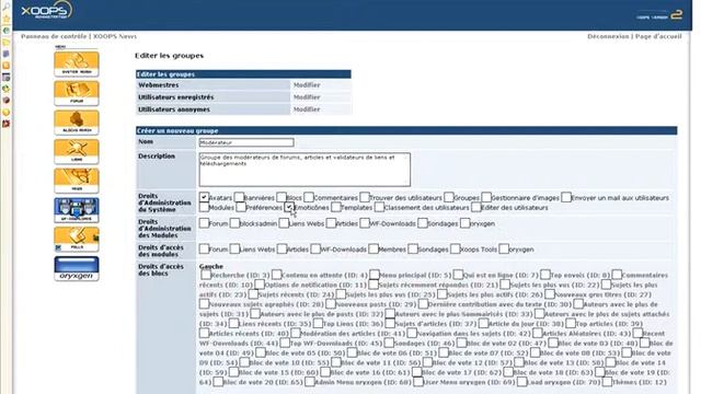 Astuce Xoops : Création d'un groupe d'utilisateurs смотреть онлайн