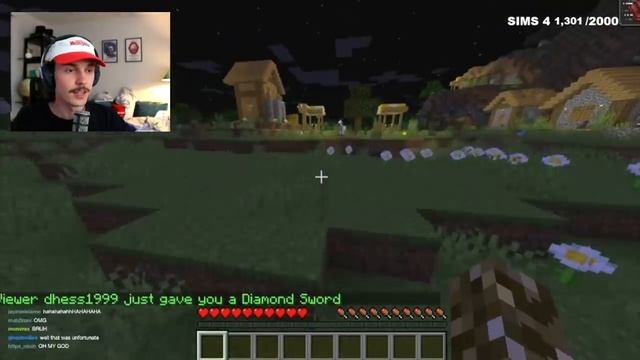 Minecraft but my chat controls the world смотреть онлайн