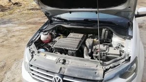 Фольксваген Поло седан, 1.6АТ, CWVA. Масложер, смена марки масла.