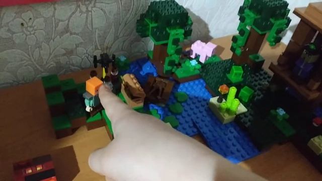 Лего Майнкрафт обзор набора хижина ведьмы смотреть онлайн