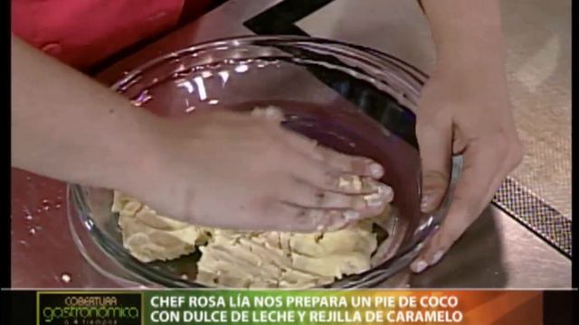 COBERTURA GASTRONÓMICA A 4 TIEMPOS: PIE DE COCO Y DULCE DE LECHE PARTE 1 смотреть онлайн