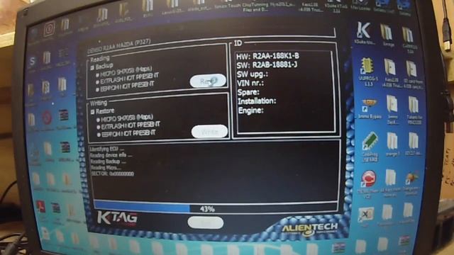 Ktag Clone Reading Ecu Denso R2AB 2011 смотреть онлайн