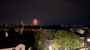 Салют для ленивых! Смотрим из окна. Ярославль. 1 Мая.