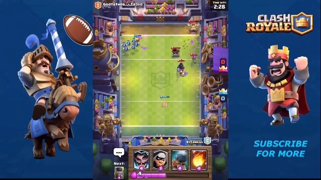 OP Cards in TOUCHDOWN MODUS | Hog Rider + Lumberjack | Fast Touchdowns | Clash Royale смотреть онлайн