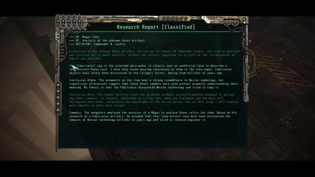Warhammer 40,000: Inquisitor- Martyr: Prophecy, Part 17. смотреть онлайн