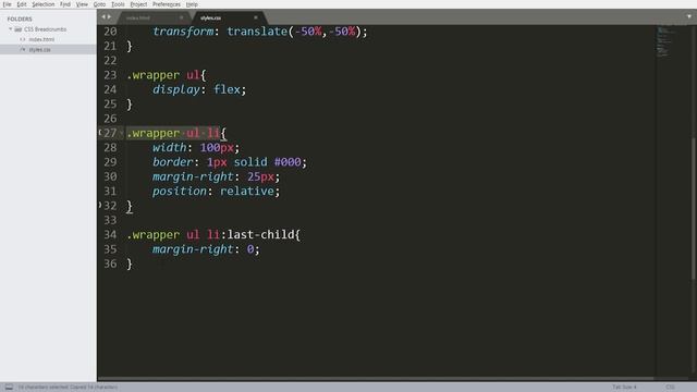 How to Create the Breadcrumbs Using HTML and CSS смотреть онлайн