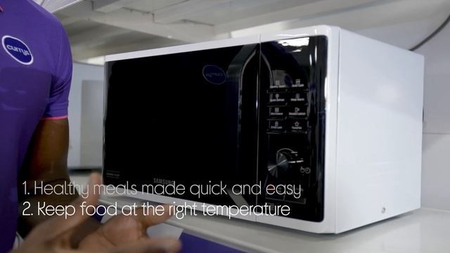 Samsung MW3500K Solo Microwave - White & Black - Quick Look смотреть онлайн