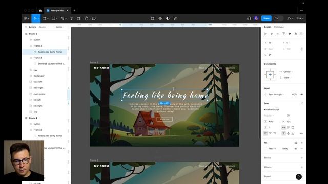 Parallax Hero Animation in Figma | Beginner Tutorial смотреть онлайн