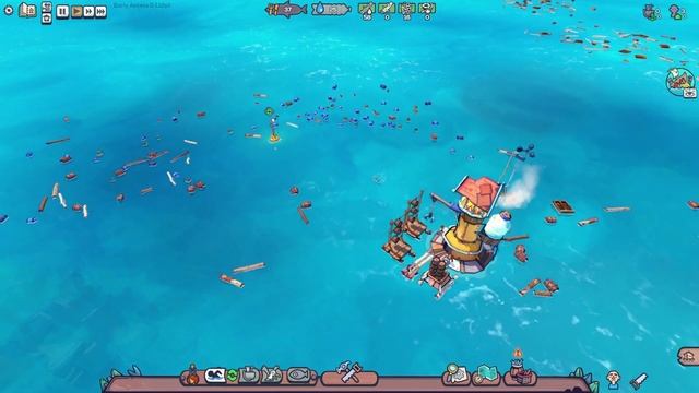 Знакомимся с Flotsam - Плавающий город из мусора смотреть онлайн