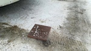 Тротуарная плитка -  тест на прочность (грузовик)