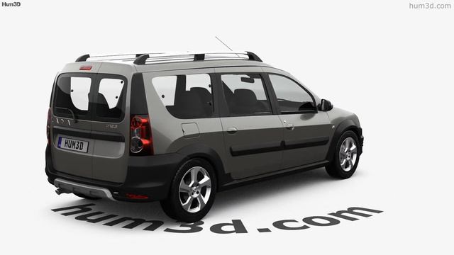 VAZ Lada Largus Cross 2019 3D model by Hum3D.com смотреть онлайн