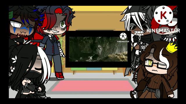 JW dino react Kong vs Vrex gacha life