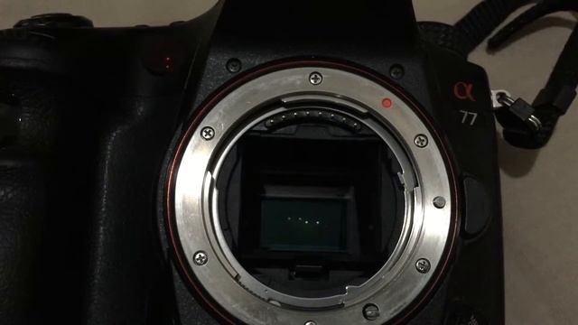 Sony Alpha a77 error "err" 2 смотреть онлайн