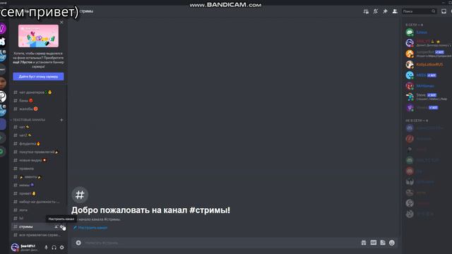 ЗДЕЛАЛ СВОЙ ДИСКОРД СЕРВЕР ❗❗❗ смотреть онлайн