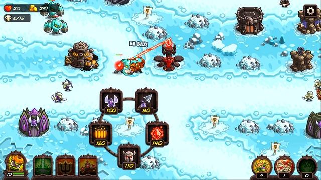 Ледяные ГОЛЕМЫ - ЧЕРЕПАХИ! - Kingdom Rush Vengeance # 25 Андроид Игры смотреть онлайн