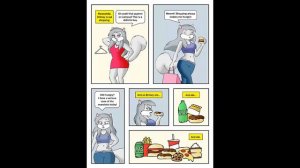 Valerie comic by LordStormCaller - Weight gain girls comic