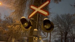 1. Железнодорожные переезды в Минске, необычный переезд, бесплафоновый семафор