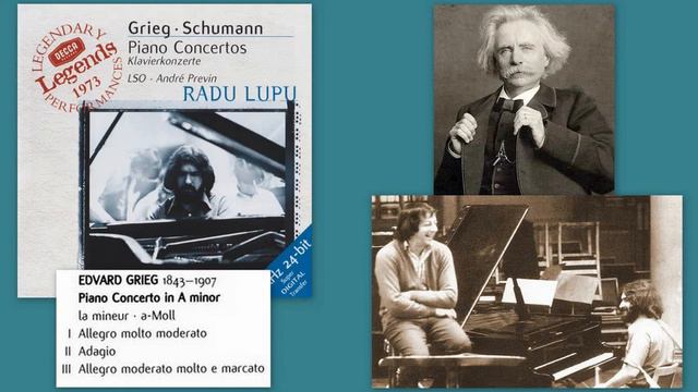 Edvard Grieg: Piano Concerto in A Minor, Radu Lupu (piano), LSO, André Previn (conductor) смотреть онлайн