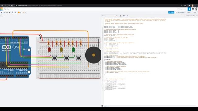 Tinkercad Circuits Tutorial - Arduino Games - Memory смотреть онлайн