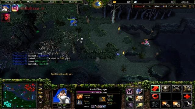 DOTA SNIPER RAMPAGE!!! (1 MAN ARMY!!!!) смотреть онлайн