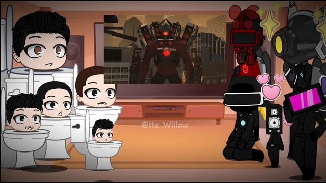 Skibidi Toilet Character +Cameraman React to SKIBIDI TOILET Ep 57-59 смотреть онлайн